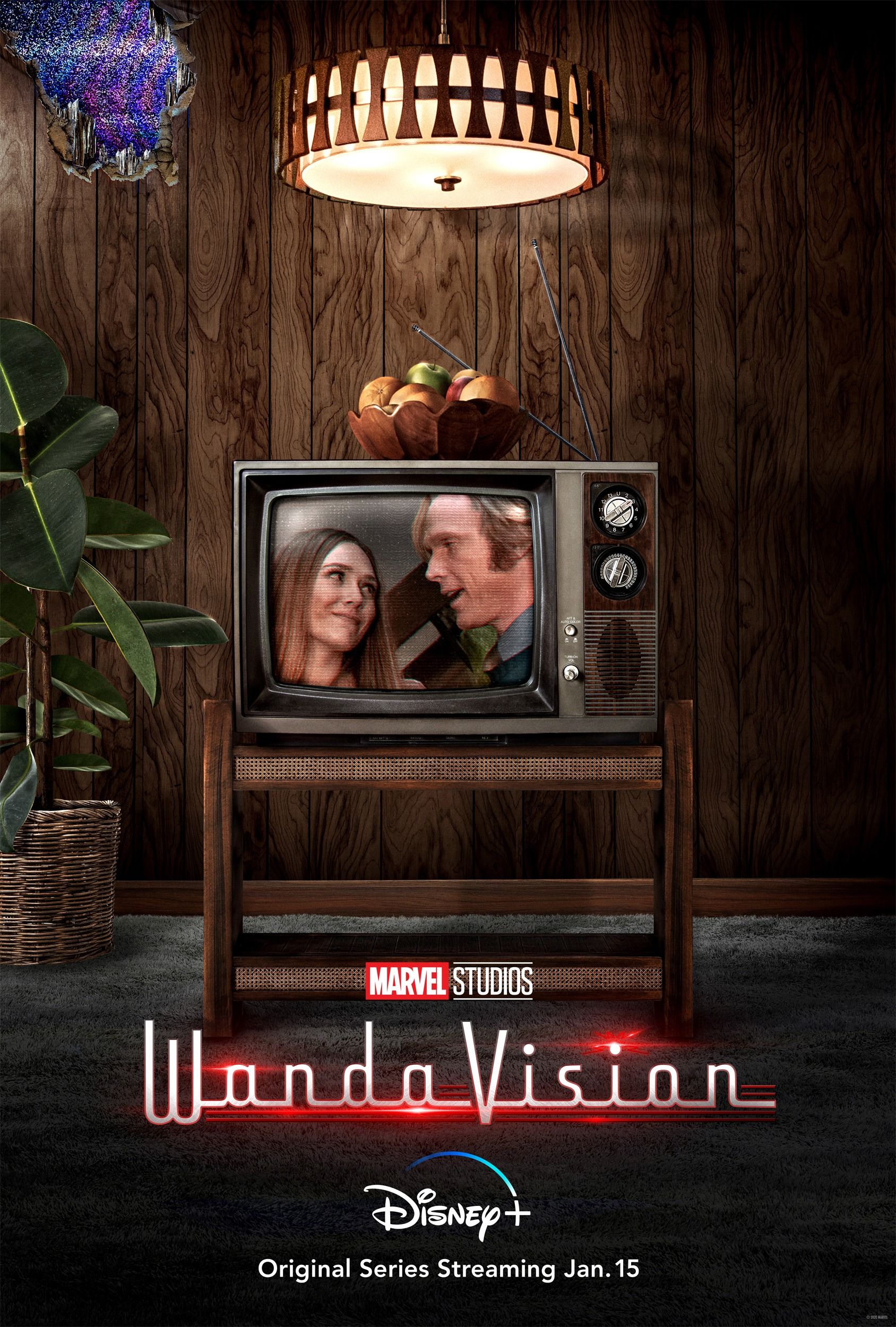 Wandavision Debuts '70s Warping Reality In Poster