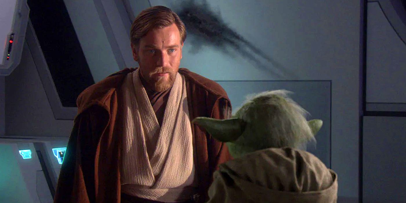 Obi-Wan and Yoda in Star Wars: Revenge of the Sith
