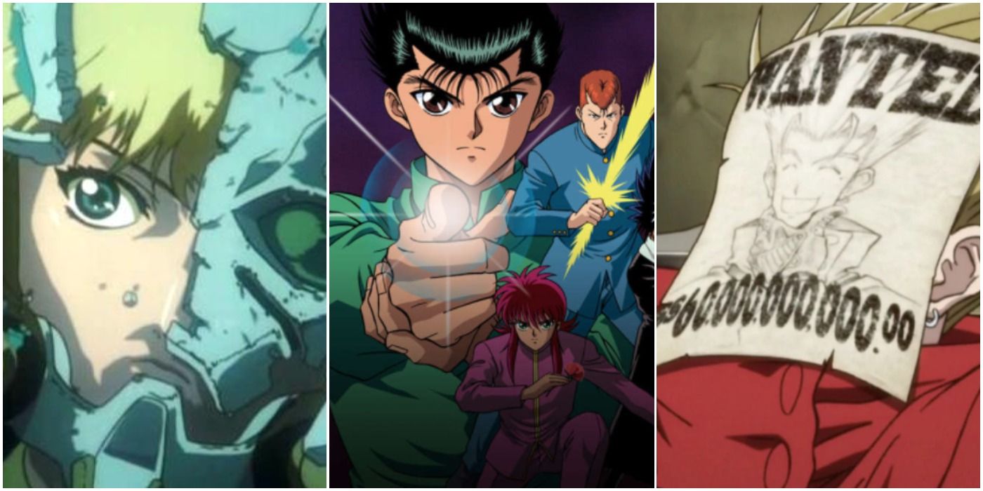 90s Anime Blue Gender Yu Yu Hakusho Trigun Trio Header