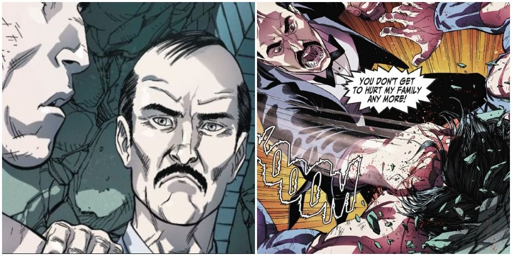 Alfred Defeating Superman Two Comic Panels Gods Among Us