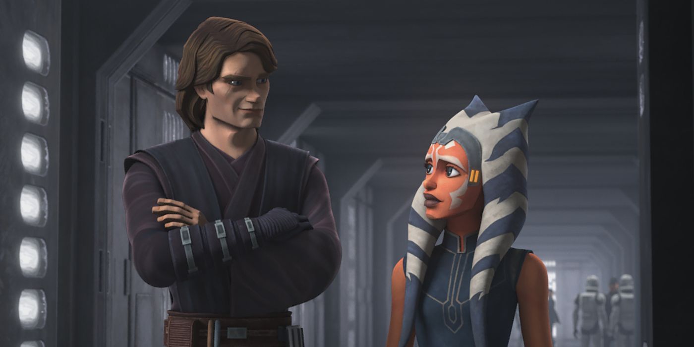 Anakin And Ahsoka In Star Wars: The Clone Wars