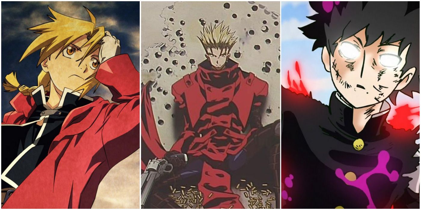 Anime No-Kill Characters Edward Elric Vash Stampede Mob Trio Header