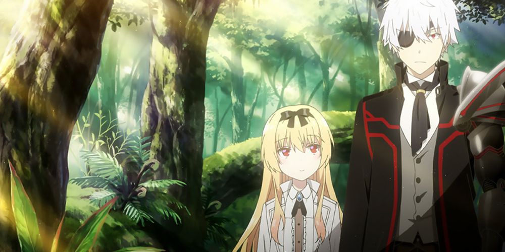 Hajime and Yue explore the forest in Arifureta: From Commonplace To Strongest.