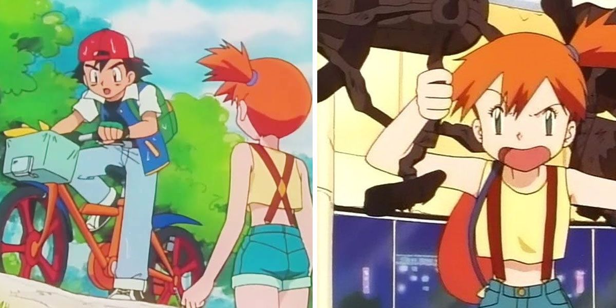 Ash stealing and destroying MIsty's bike