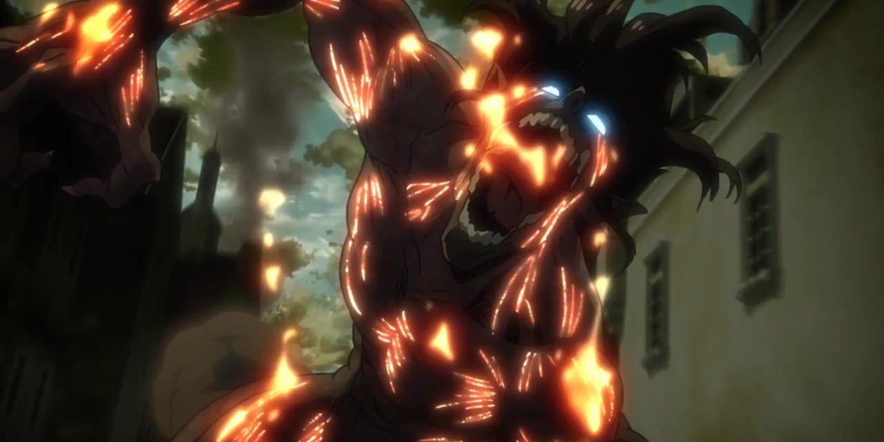 Anime Attack On Titan Eren Titan Berserk Mode Attack