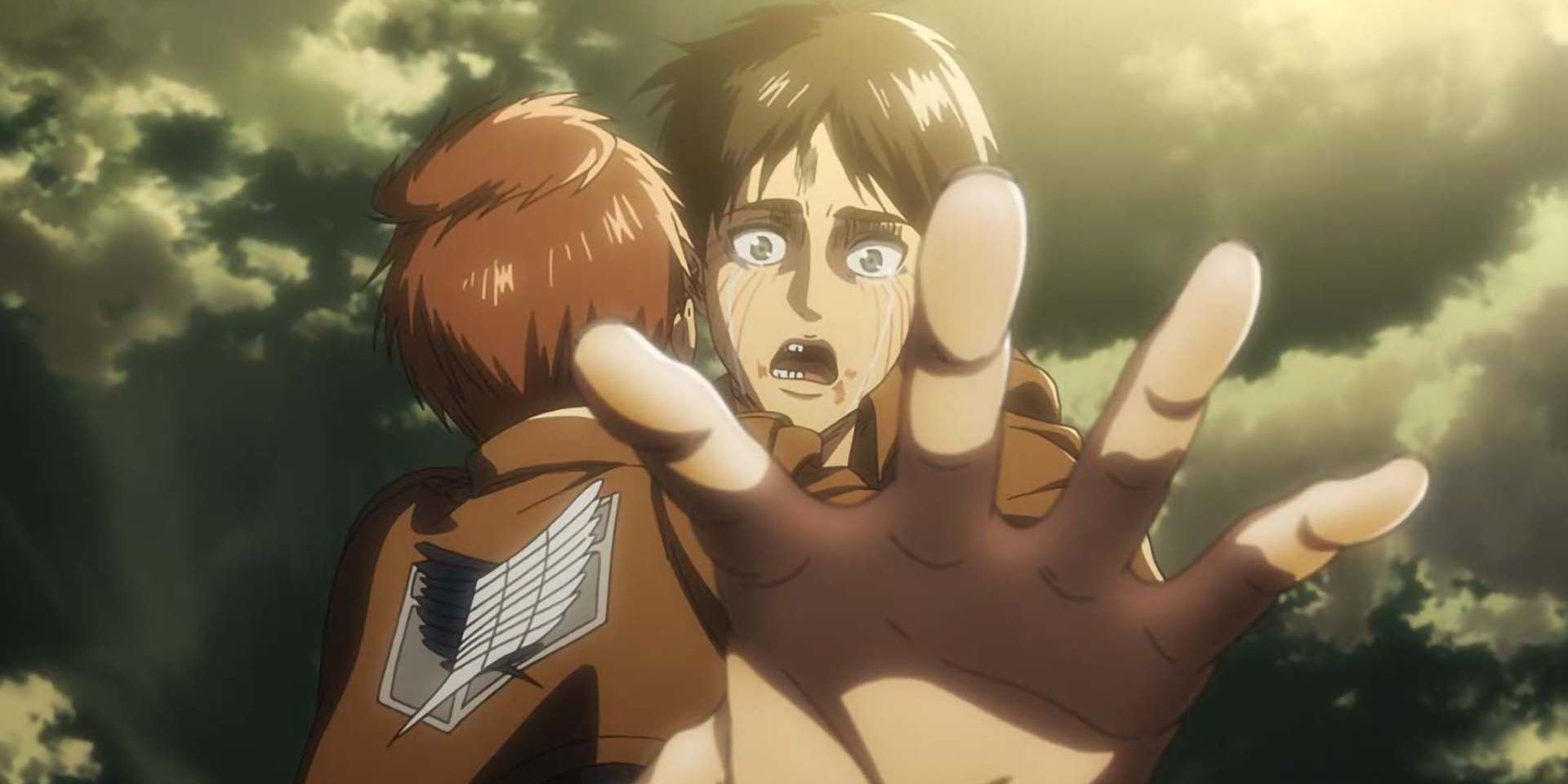 Anime Attack On Titan Floch Holds Back Eren