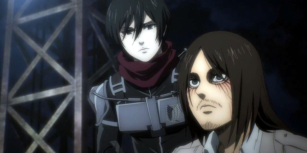 Attack on Titan Season 4 Episode 6 Eren Mikasa