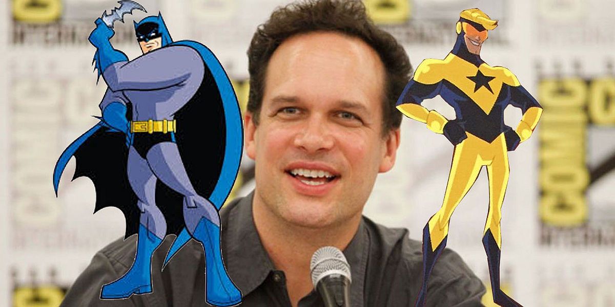 Diedrich Bader was Batman and is now Booster Gold.