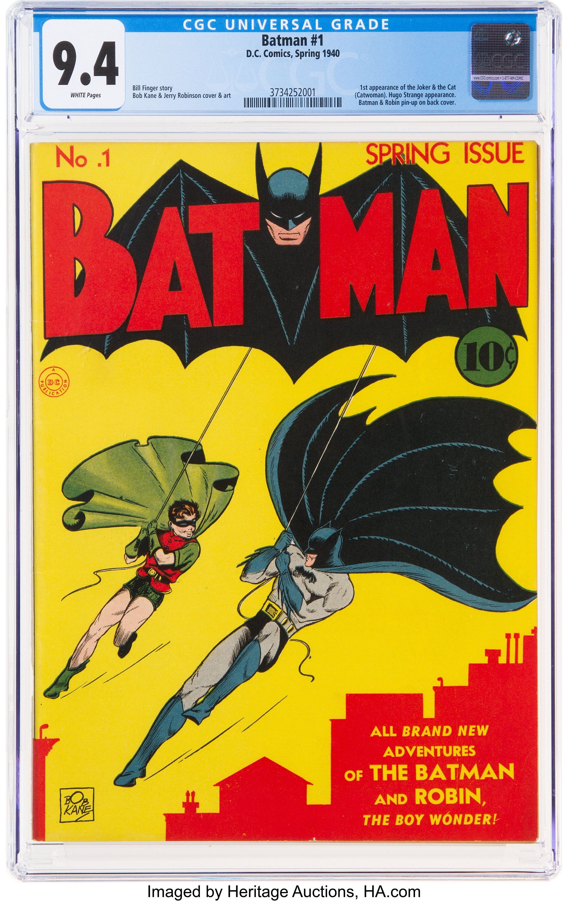 Batman_1_DC_1940_CGC_NM_9.4_White_pages_Heritage_Auctions_1
