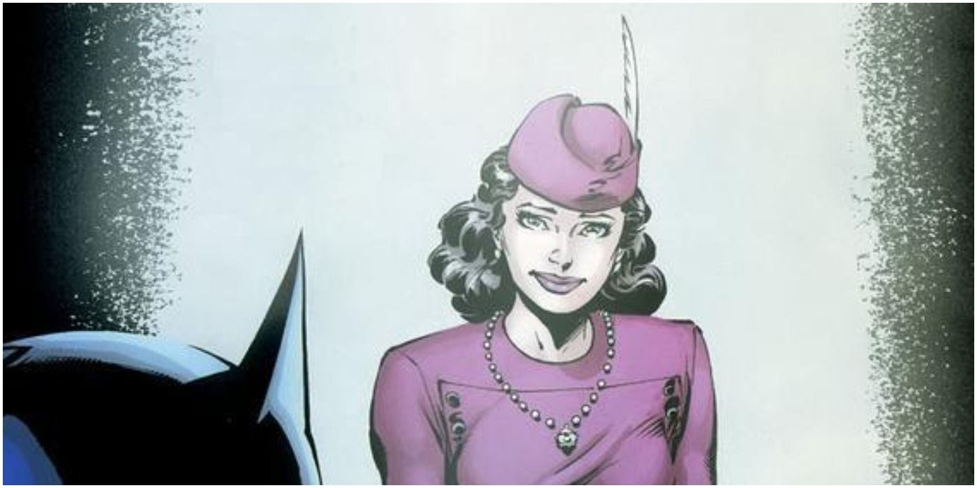 Batman and his mother, Martha Wayne