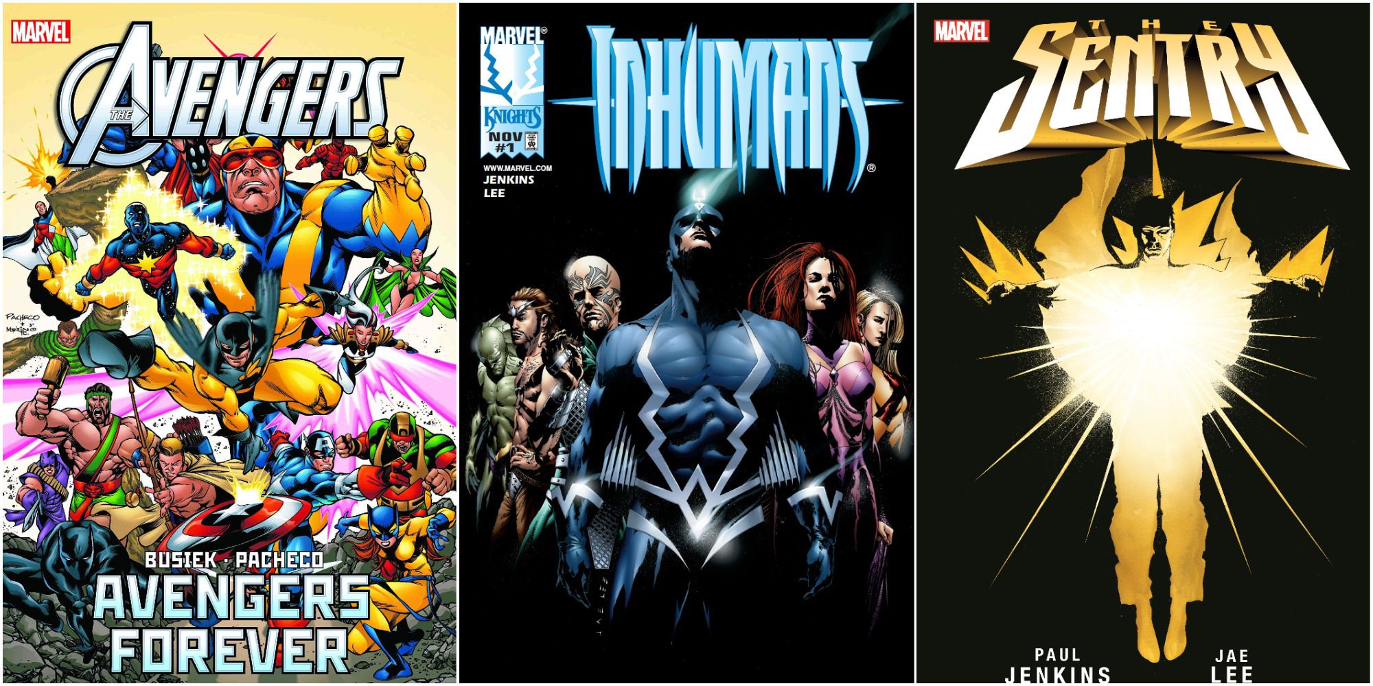 Avengers Forever, The Inhumans, and The Sentry