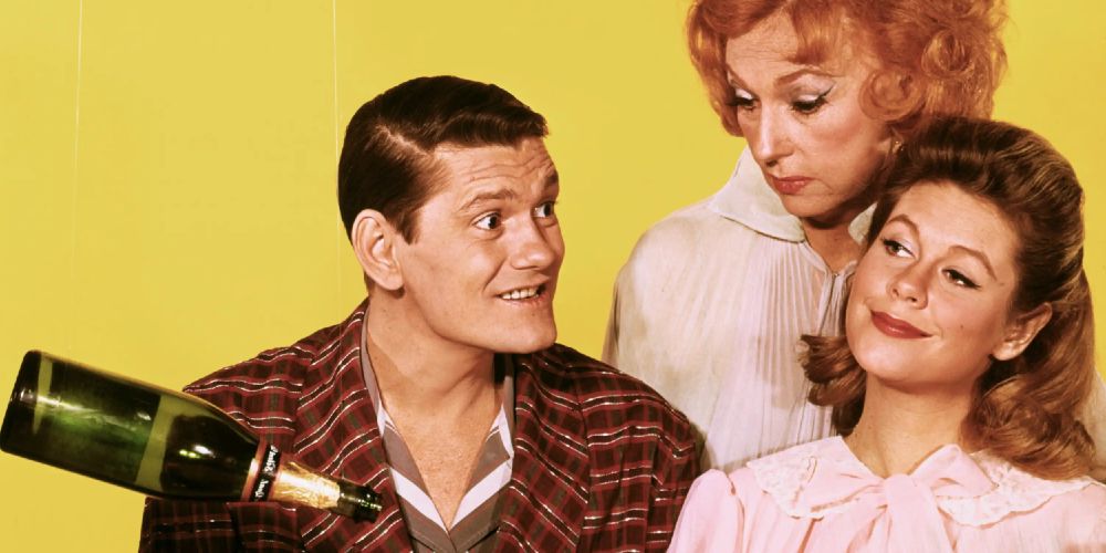 Dick York as Darrin in the promotionals for Bewitched