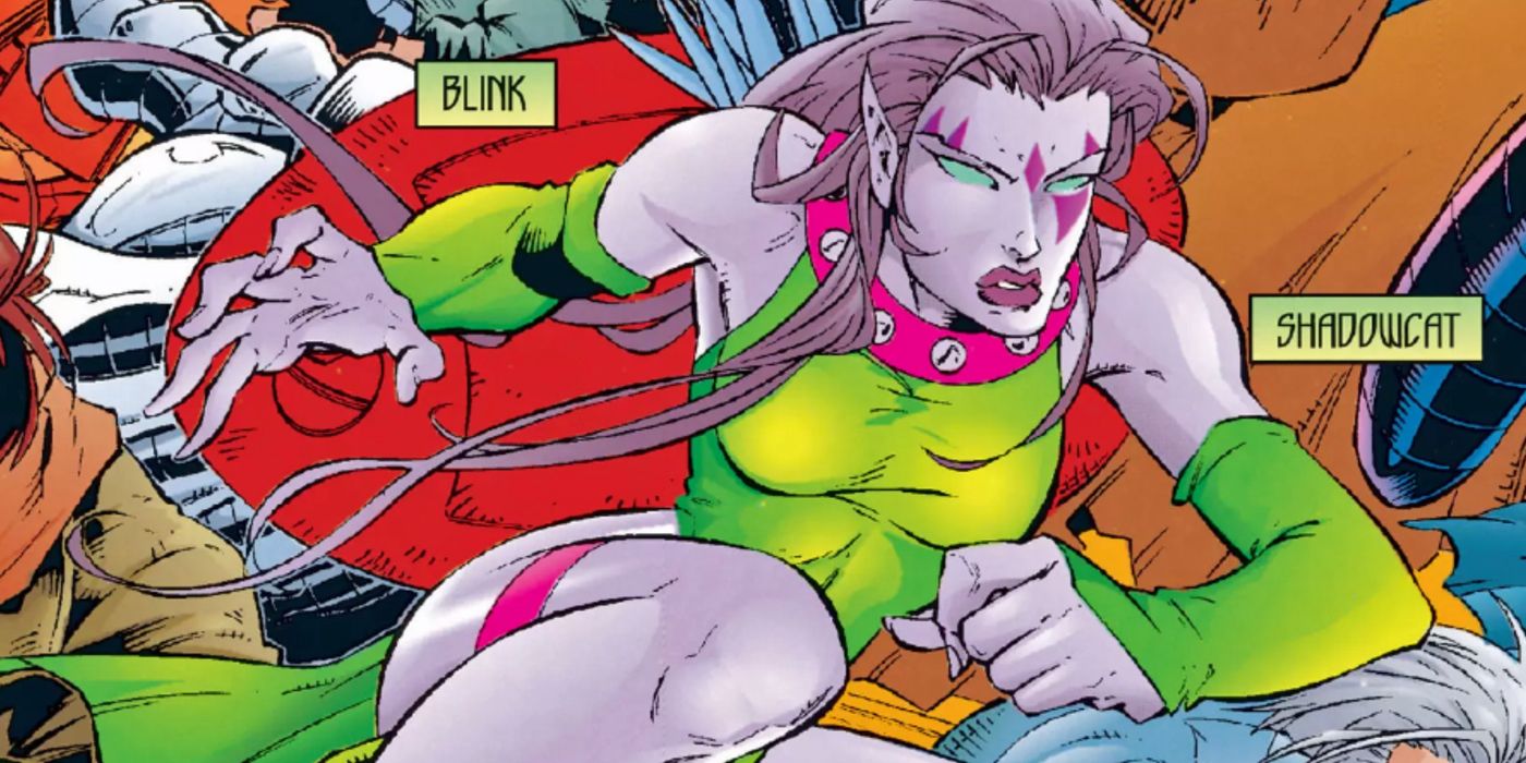Blink leaping into action in Age of Apocalypse.