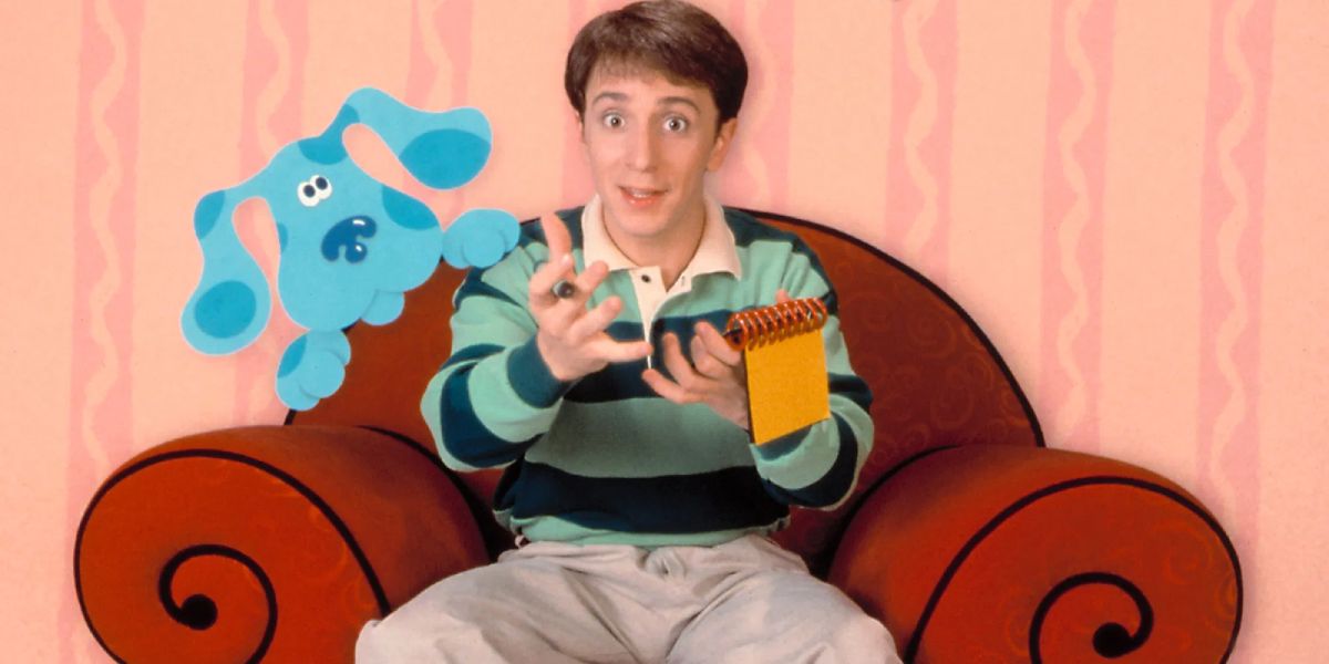 Steve and Blue from Blue's Clues