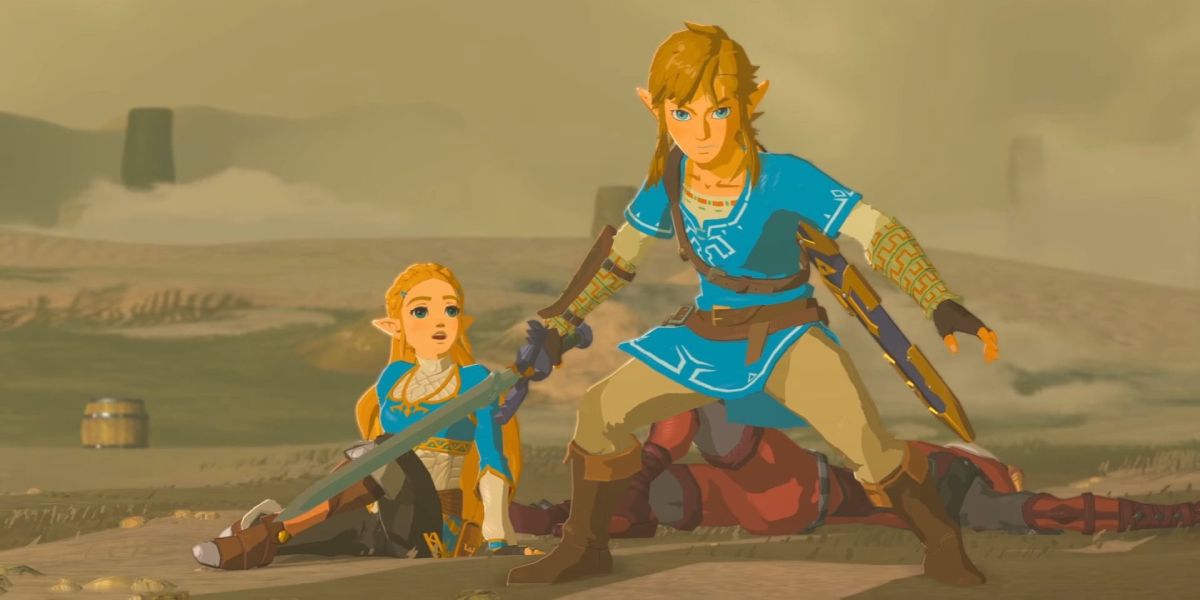 Zelda Breath of the Wild Offered a Canon Explanation for Links Silence