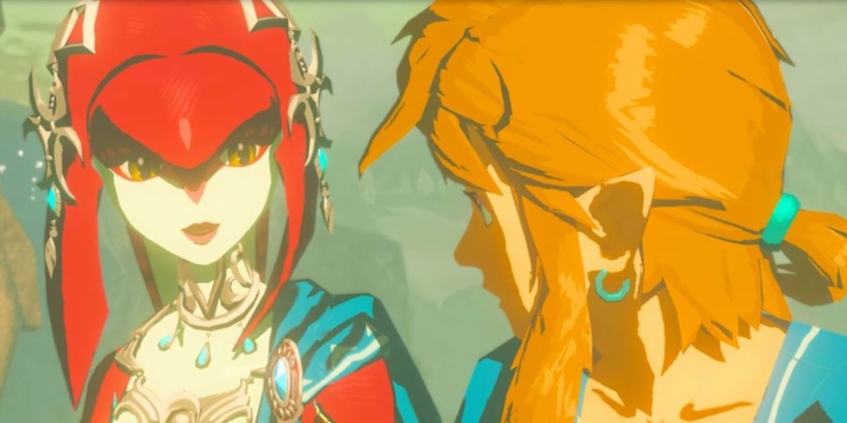 Mipha Parle À Link Dans Breath Of The Wild