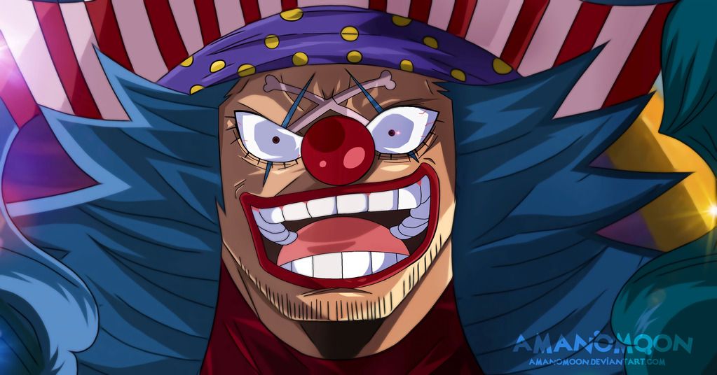 Buggy the Star Clown in the One Piece anime