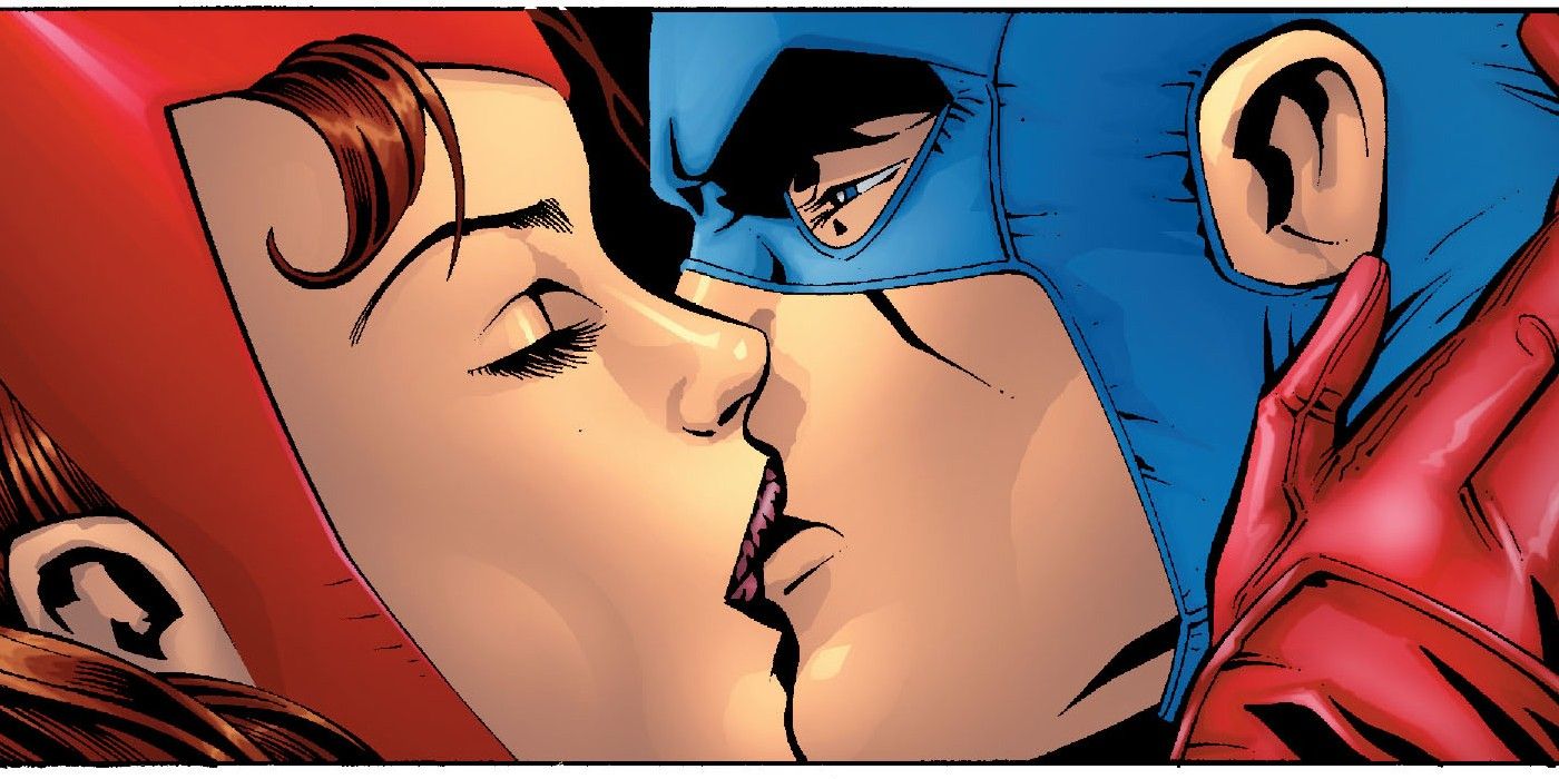 Scarlet Witch and Captain America