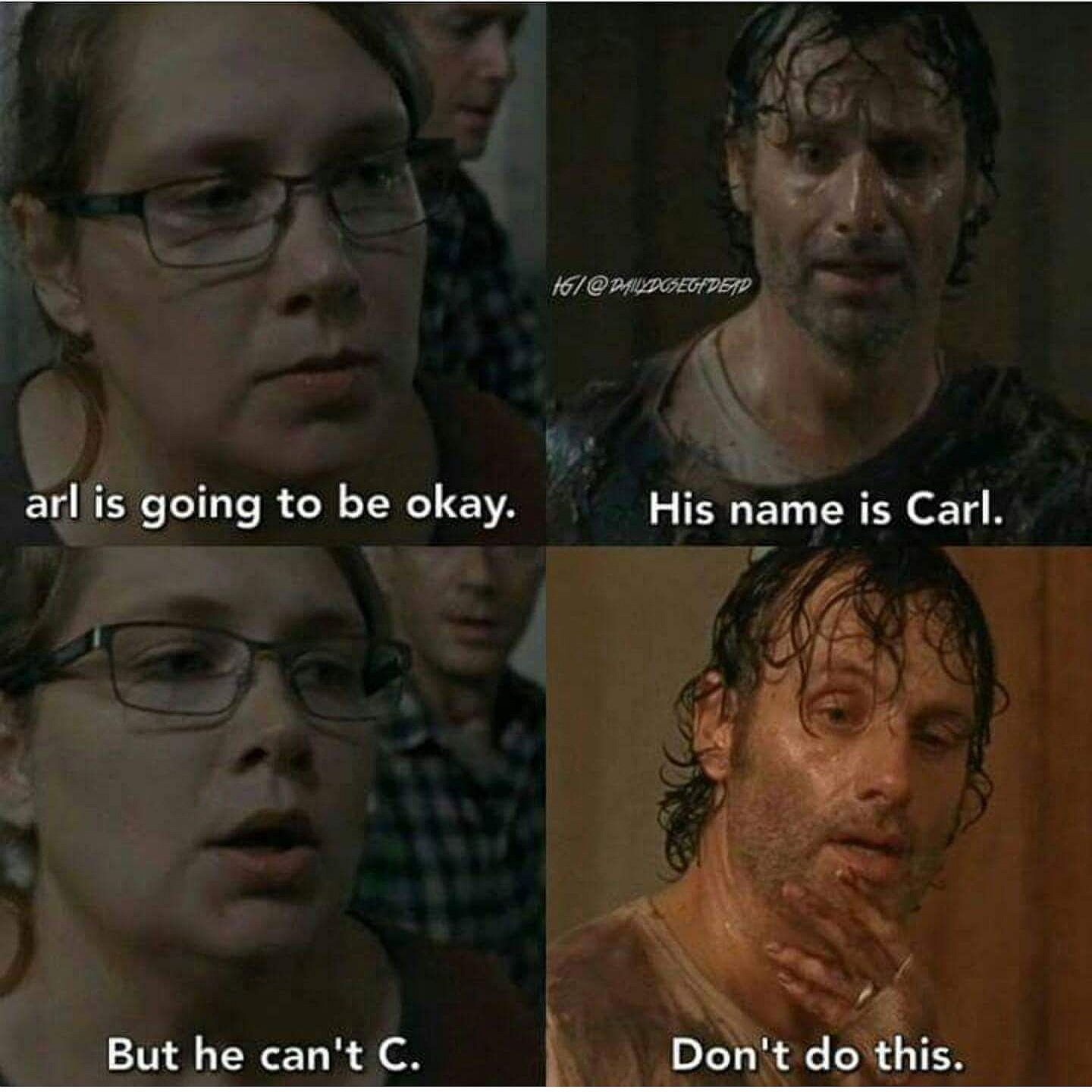 Another "TWD" Dad Humor example.