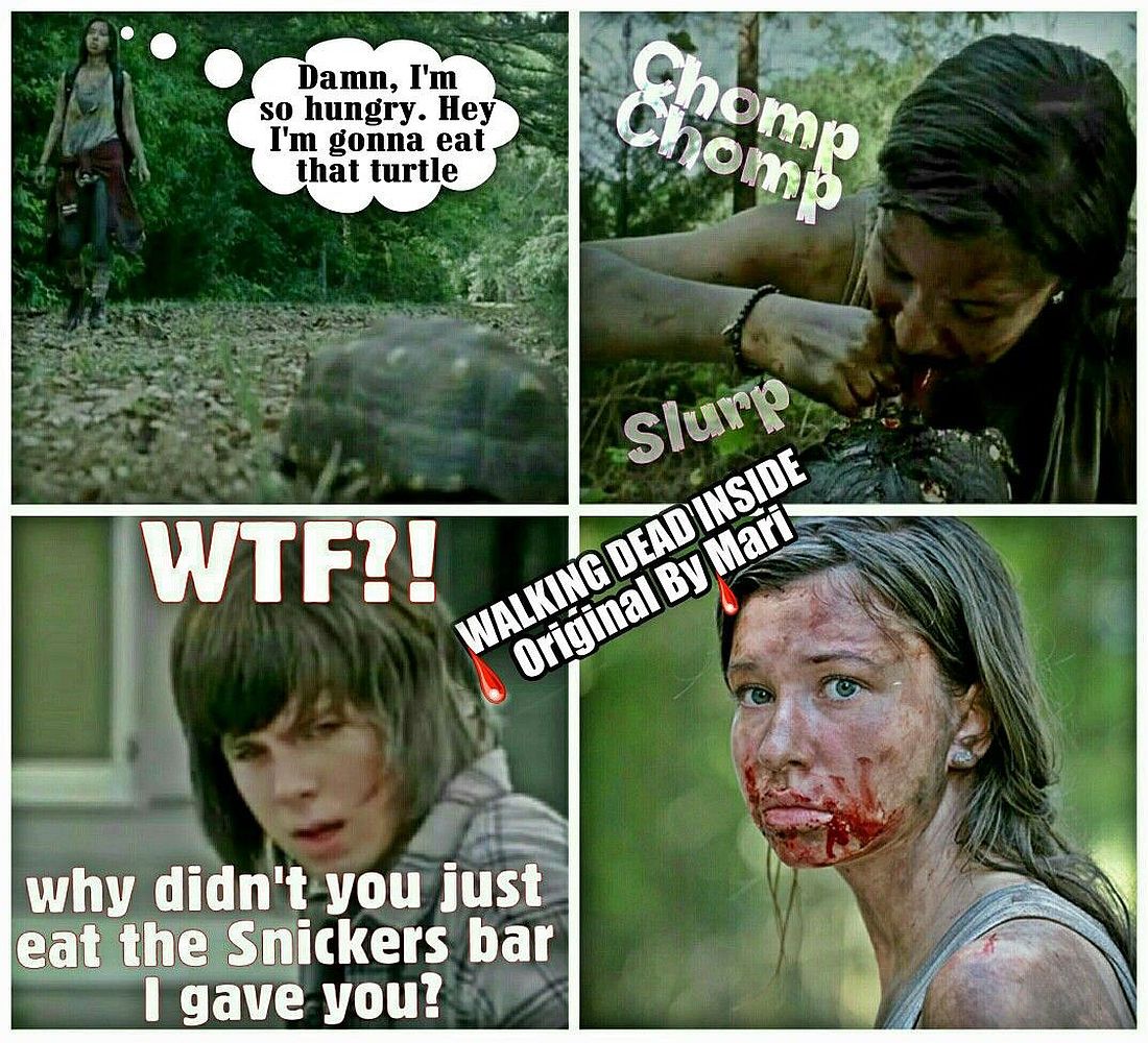 In &quot;TWD&quot; universe, Snickers don't satisfy.