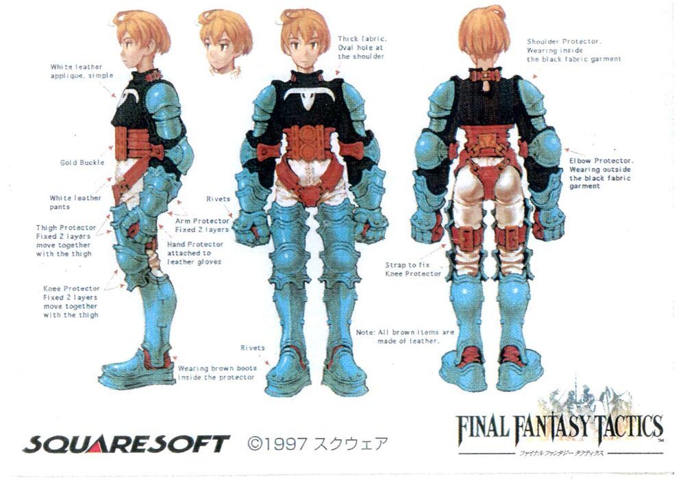 Chapter Four Ramza concept art