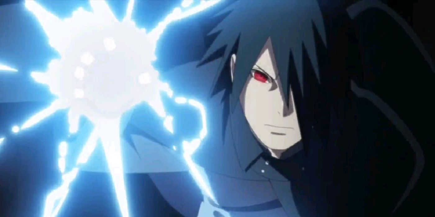 Sasuke Uchiha using Chidori in Boruto.