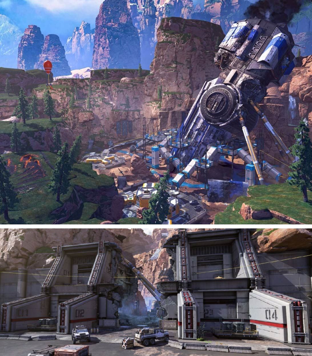 New area Crashsite in Kings Canyon Apex Legends Season 8