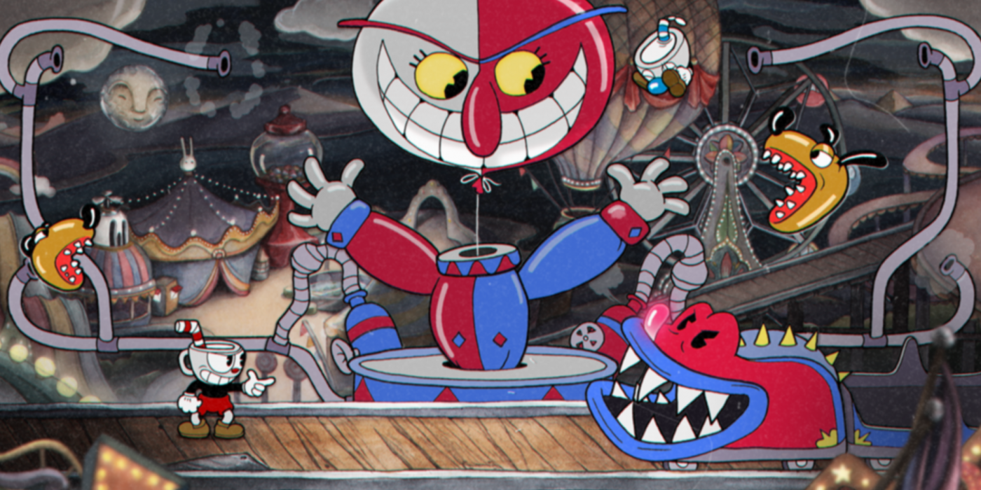 Beppi the clown boss in Cuphead