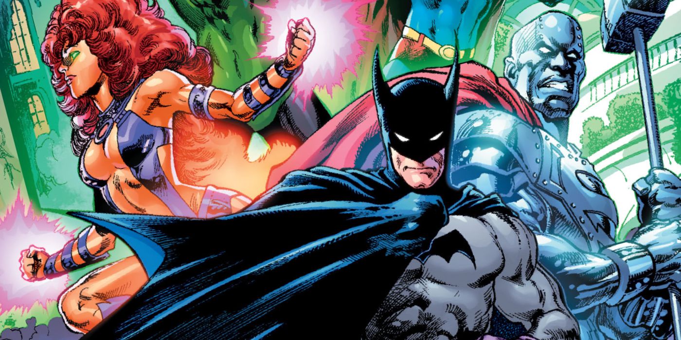 Batman, Steel, and Starfire in DC Comics
