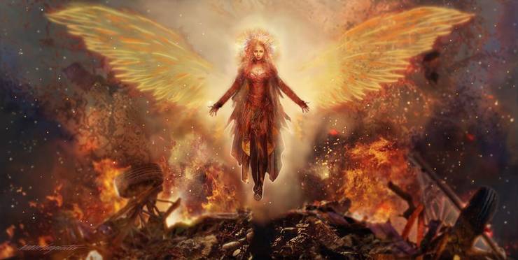 X-Men: 10 Dark Phoenix Fan Art Pics That Would Panic Even The Galactus 18 Image result for Dark phoenix fan art arkuni