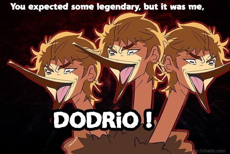 Pokemon Dodrio, It was me Dio! meme, JoJo's Bizarre Adventure