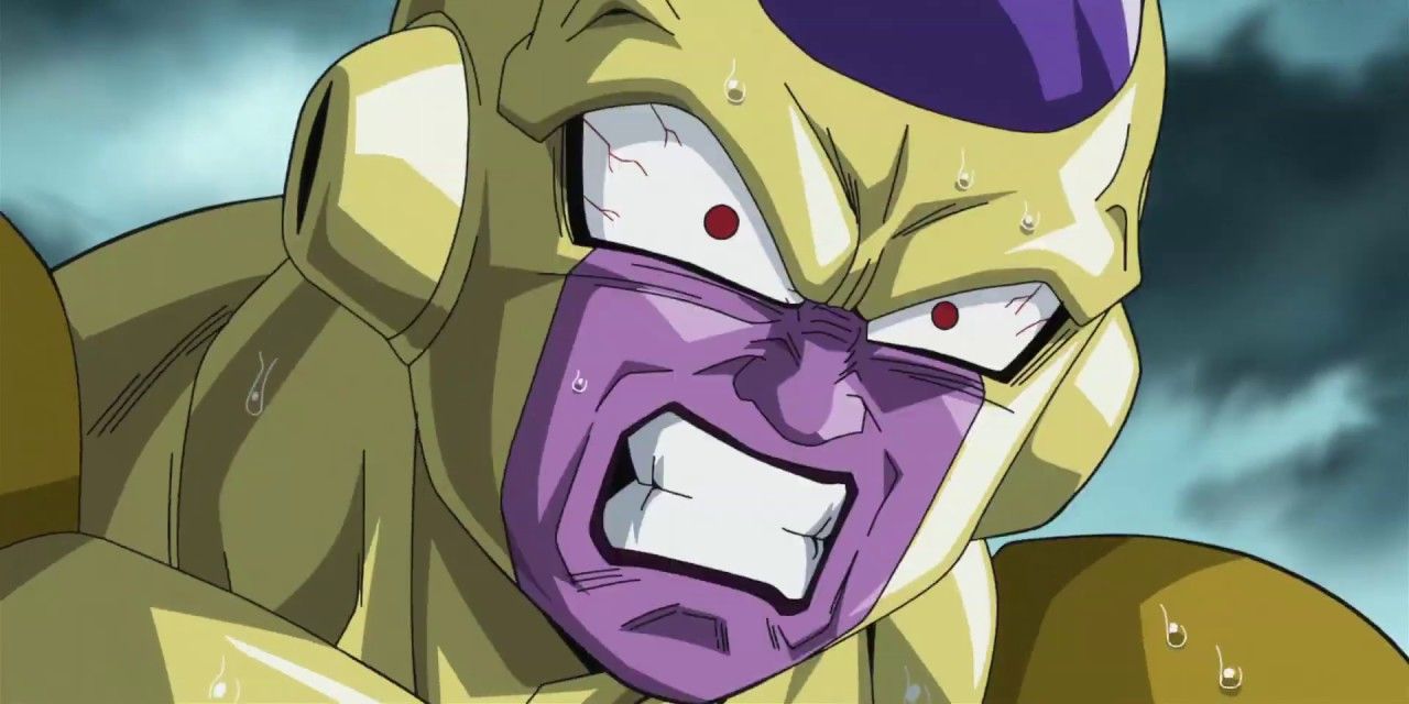 Anime Dragon Ball Super Golden Frieza Frustrated
