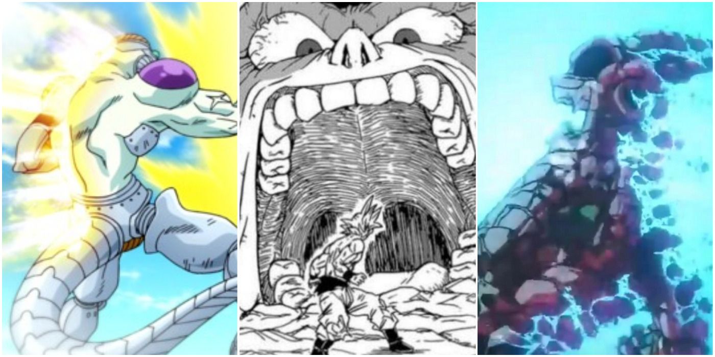 Dragon Ball Villains Death Frieza Moro Kid Buu Trio Header