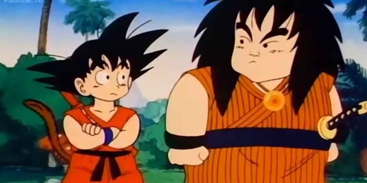 Anime Dragon Ball Young Yajirobe And Goku