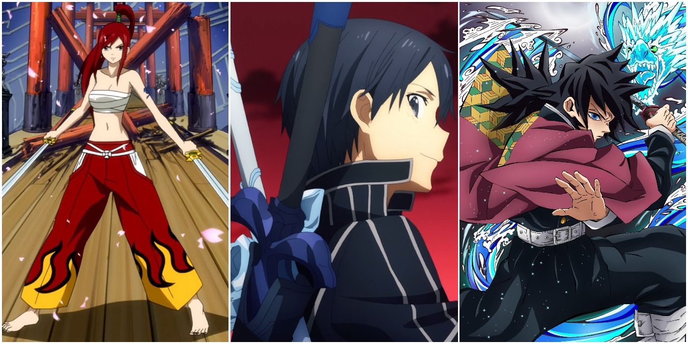 Sword Art Online: 5 Anime Swordsman Stronger Than Kirito (& 5 Weaker)