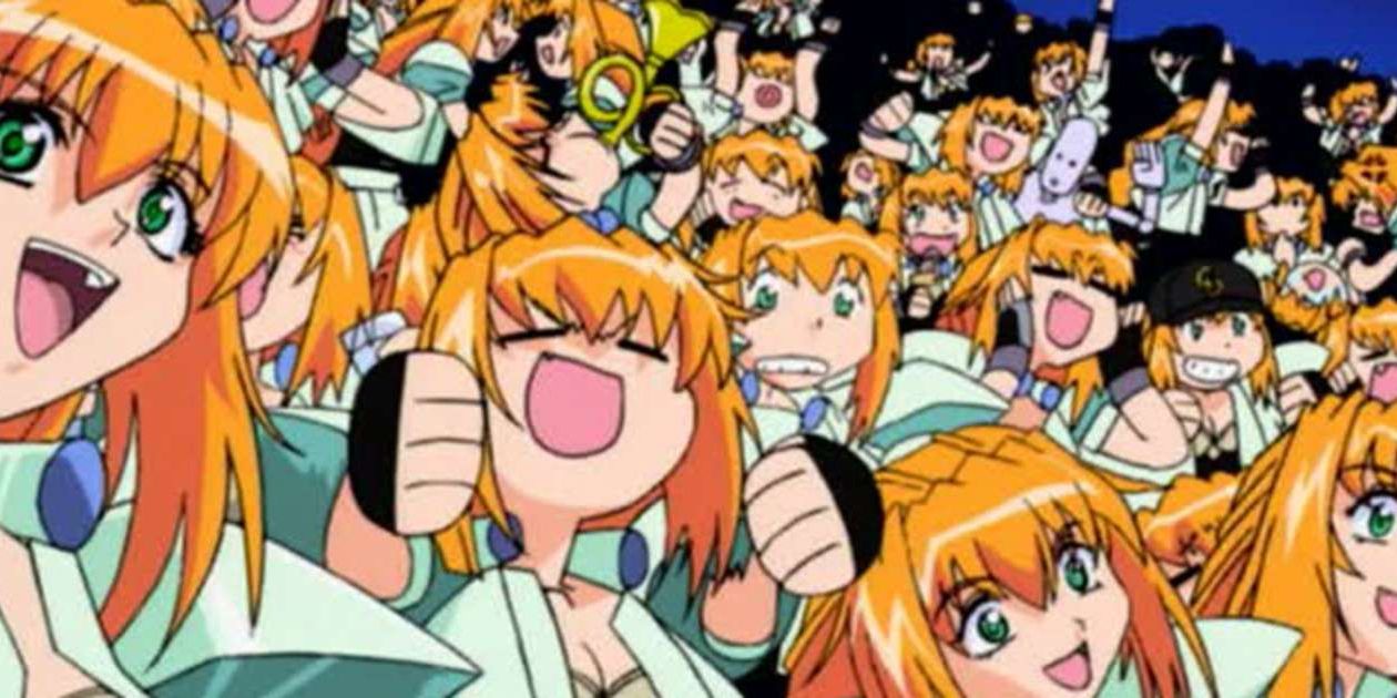 Anime Excel Saga Crowd Of Excel Chaos