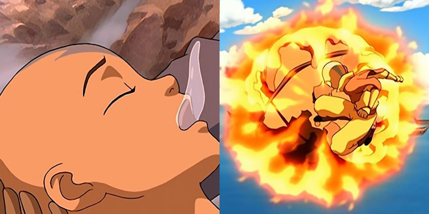 Avatar Aang and Katara Saving Each Others' Lives Feature