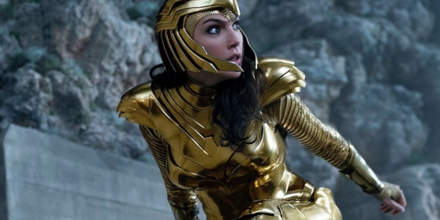 Gal Gadot Golden Armor Wonder Woman 1984