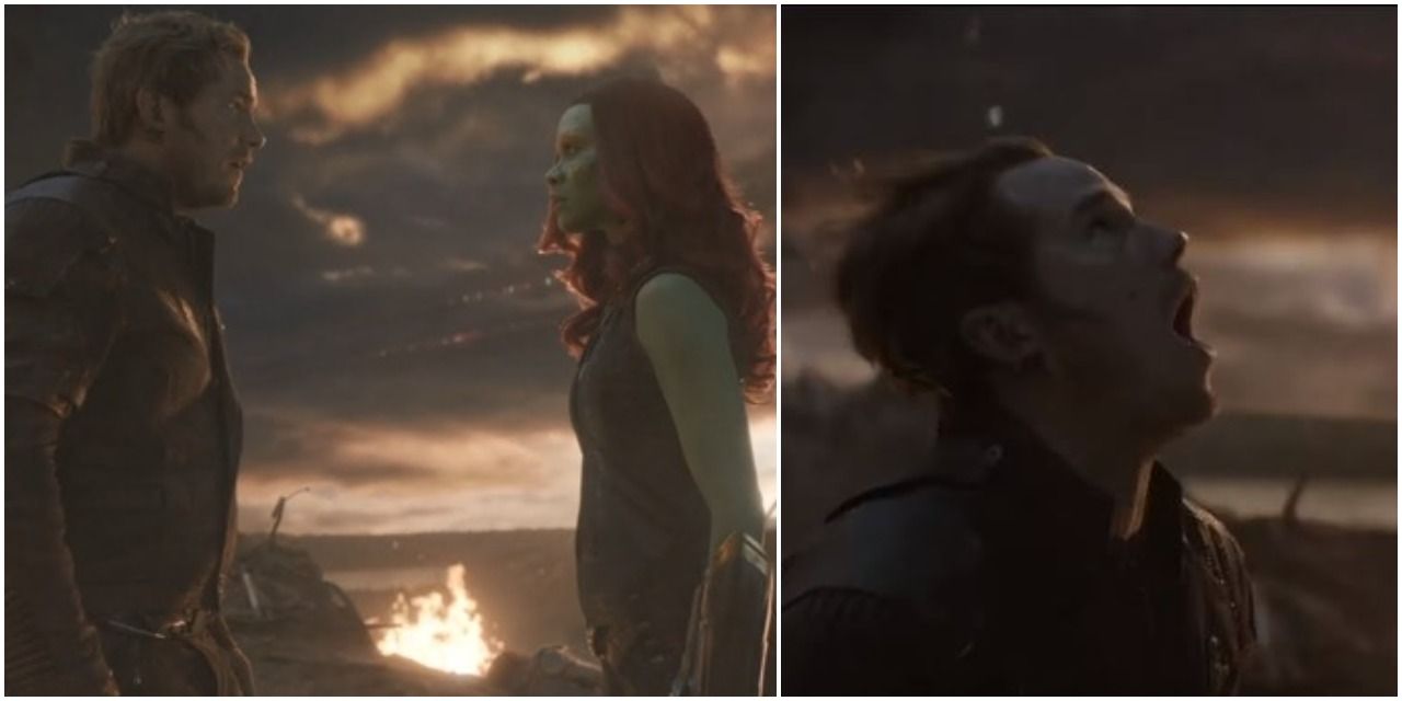 Gamora and Quill Endgame