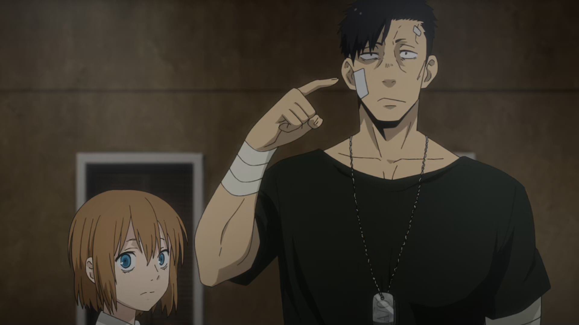 Nicolas Brown and Nina from the anime Gangsta