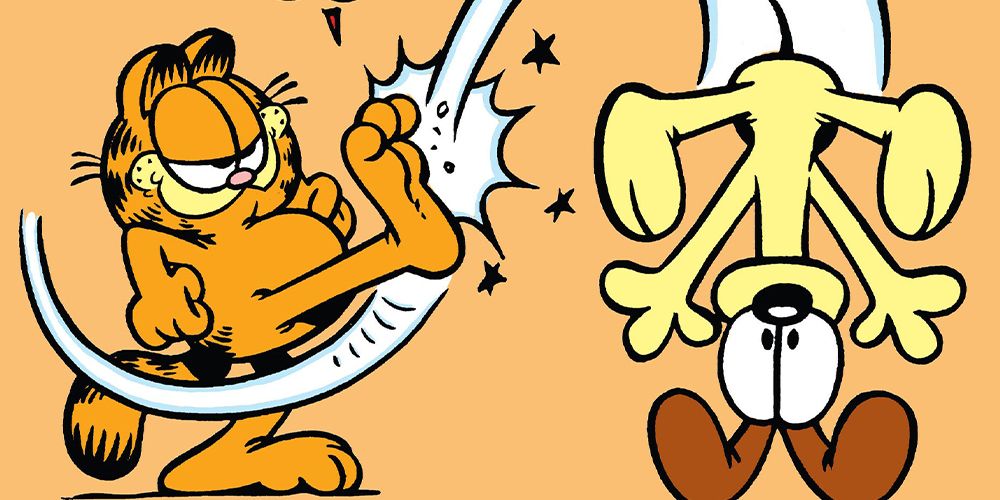 Garfield punts Odie