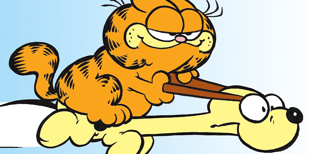 Garfield rides Odie