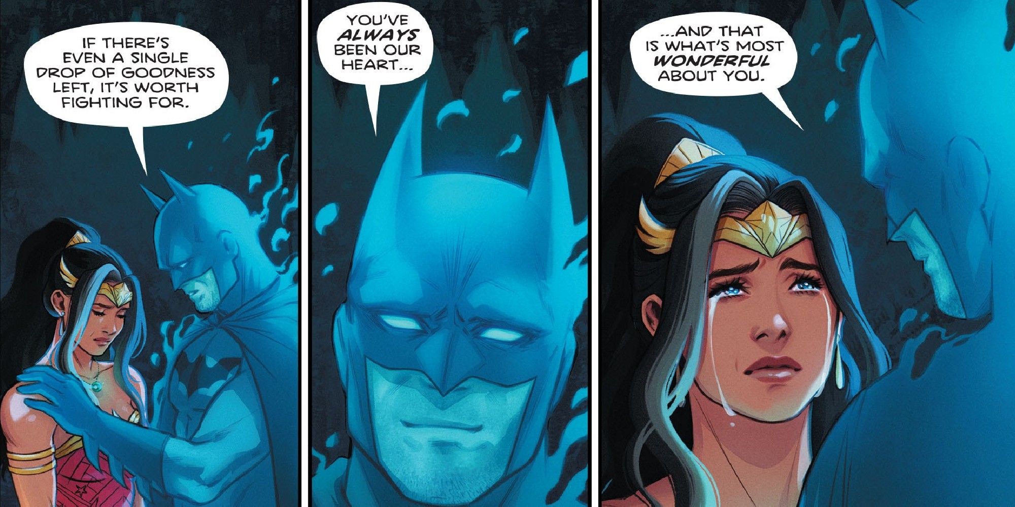 Wonder Woman's Dark Future Reveals What Batman Really Means to Her