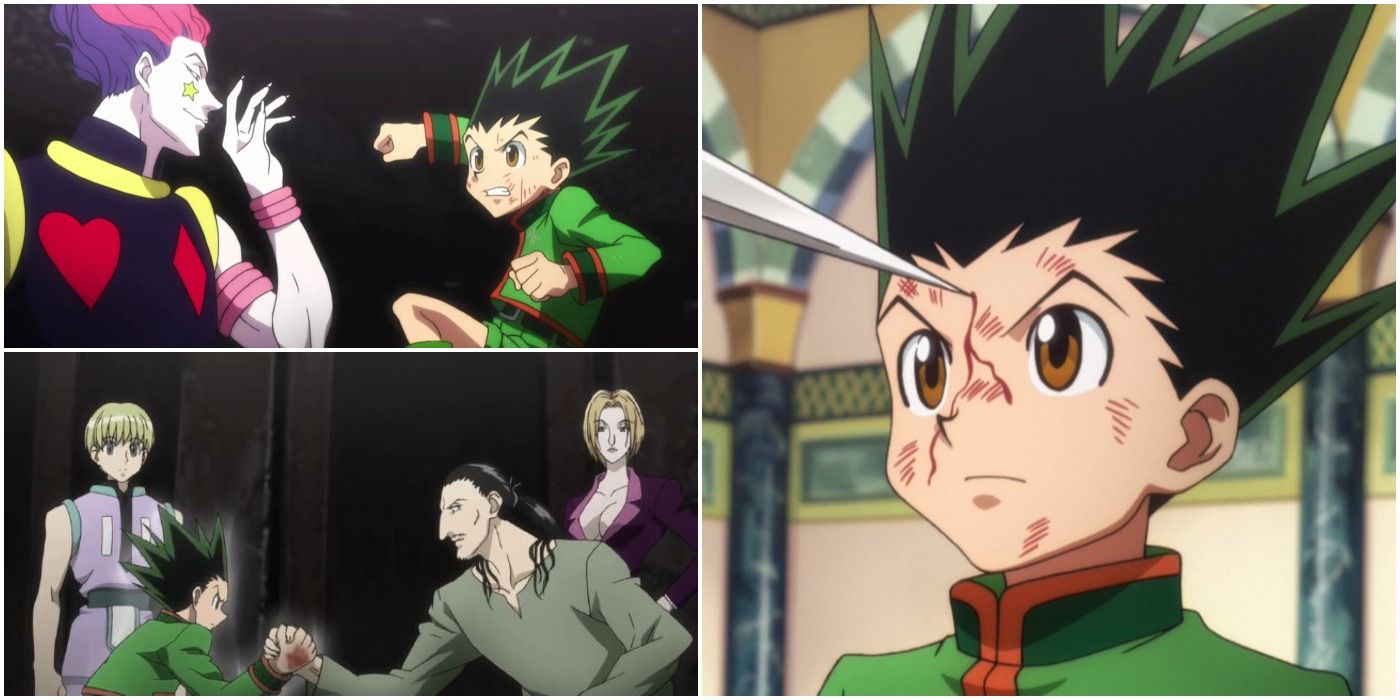 Gon vs Hanzo  Hunter X Hunter 