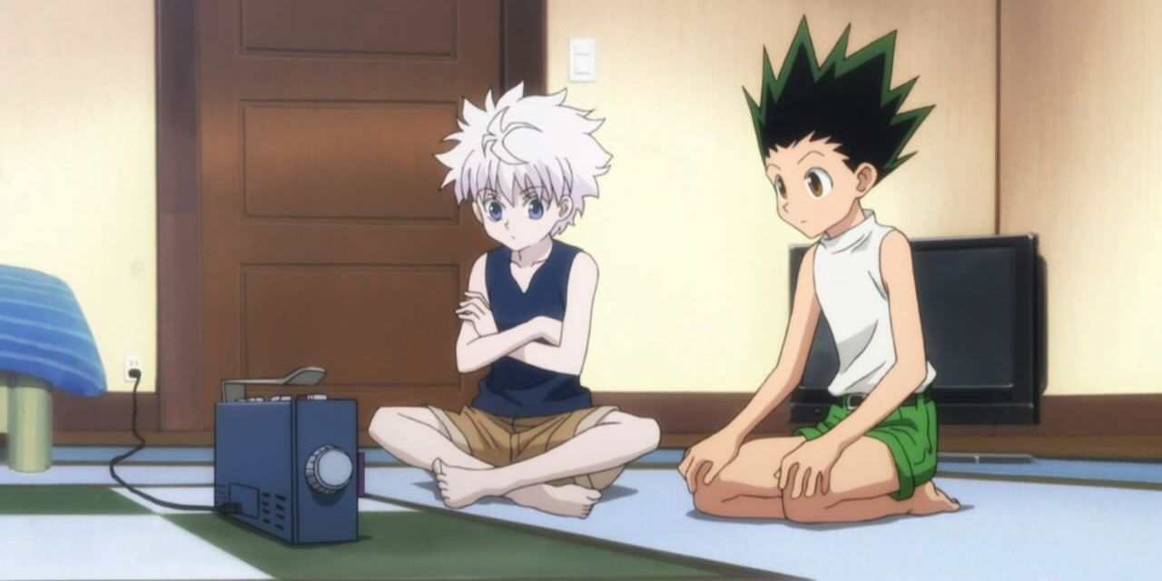 Gon and Killua Listen To Gings Tapes