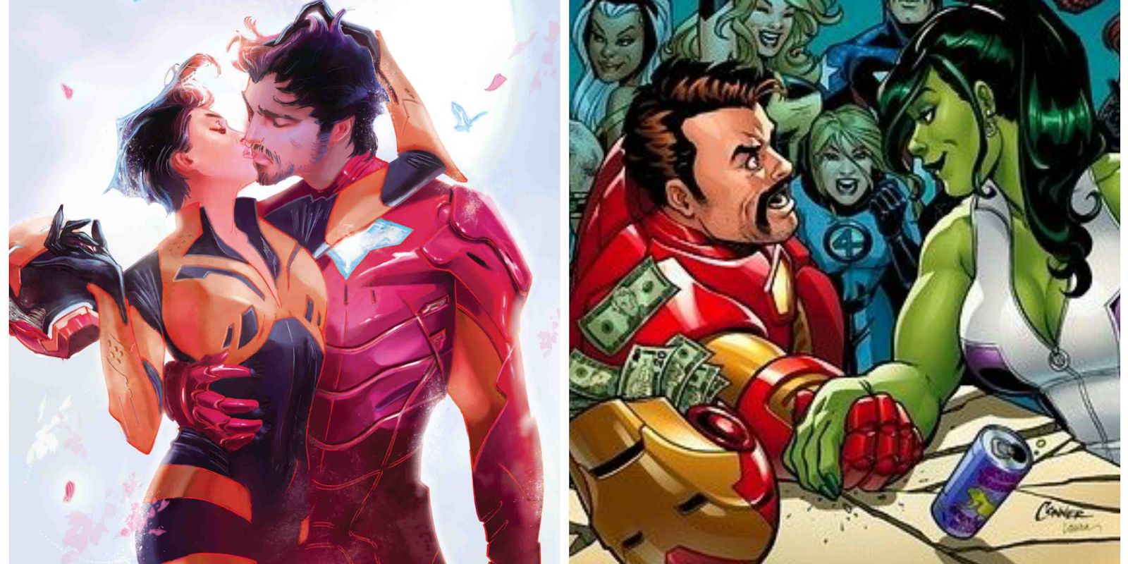 Iron Man relationships with other Marvel characters.