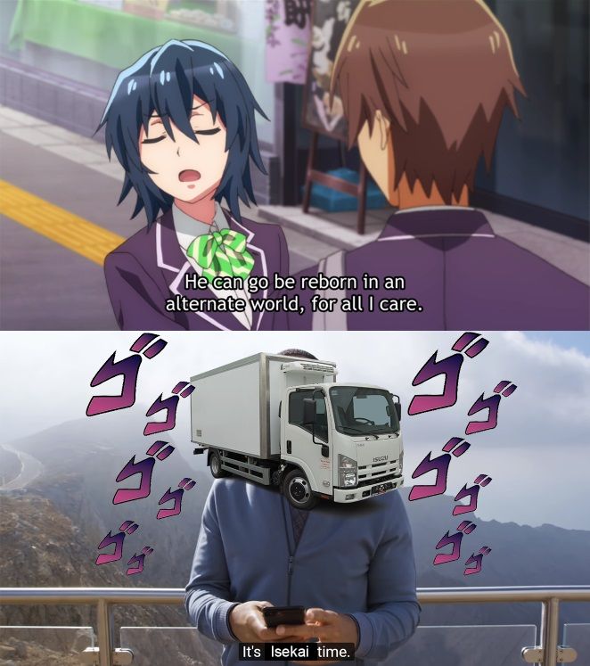 It's Rewind Time, Isekai Truck Meme