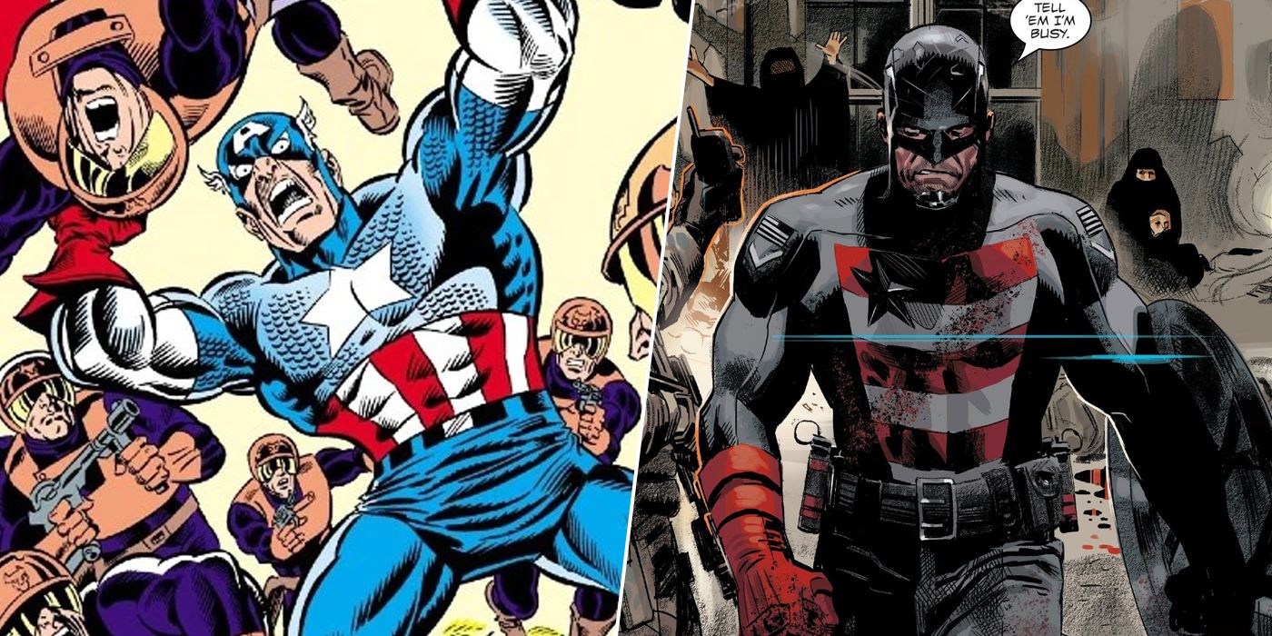 John Walker as Captain America and US Agent