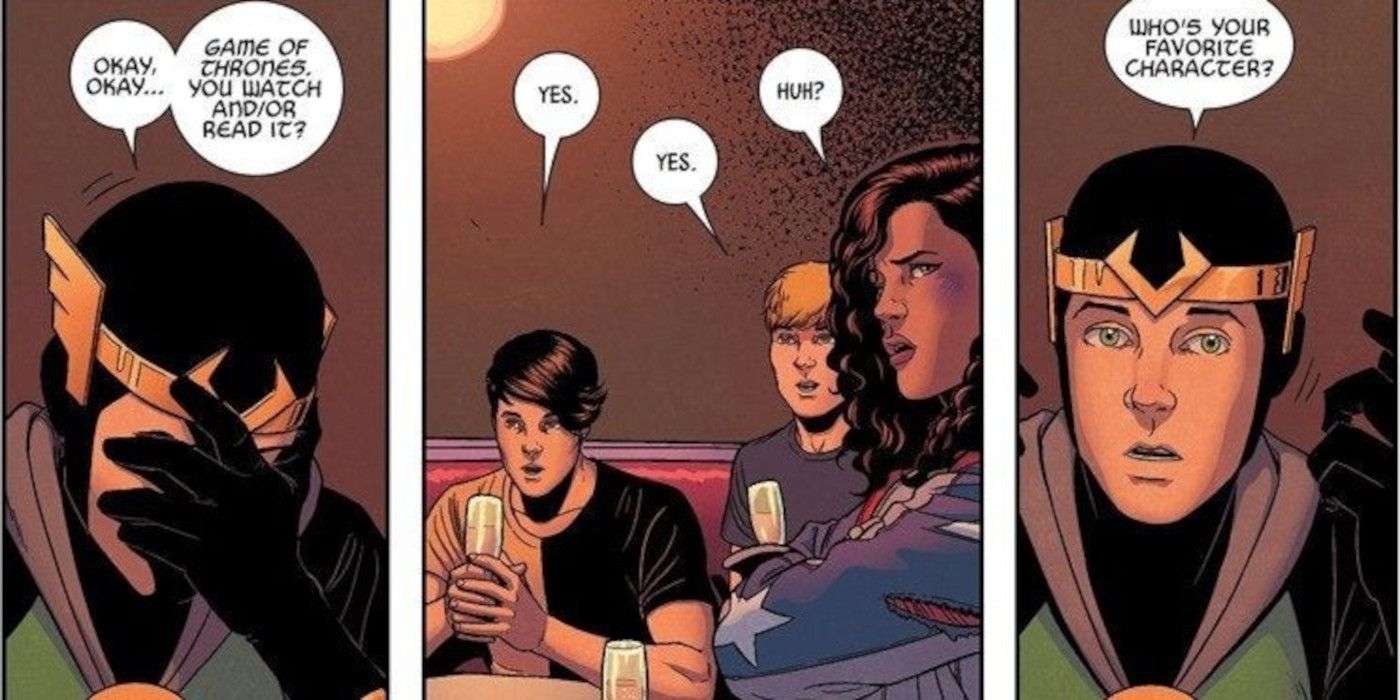Kid Loki with the Young Avengers Marvel Comics