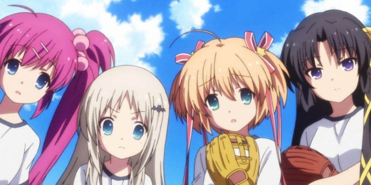 Little Busters Girls Join The Baseball Team Anime